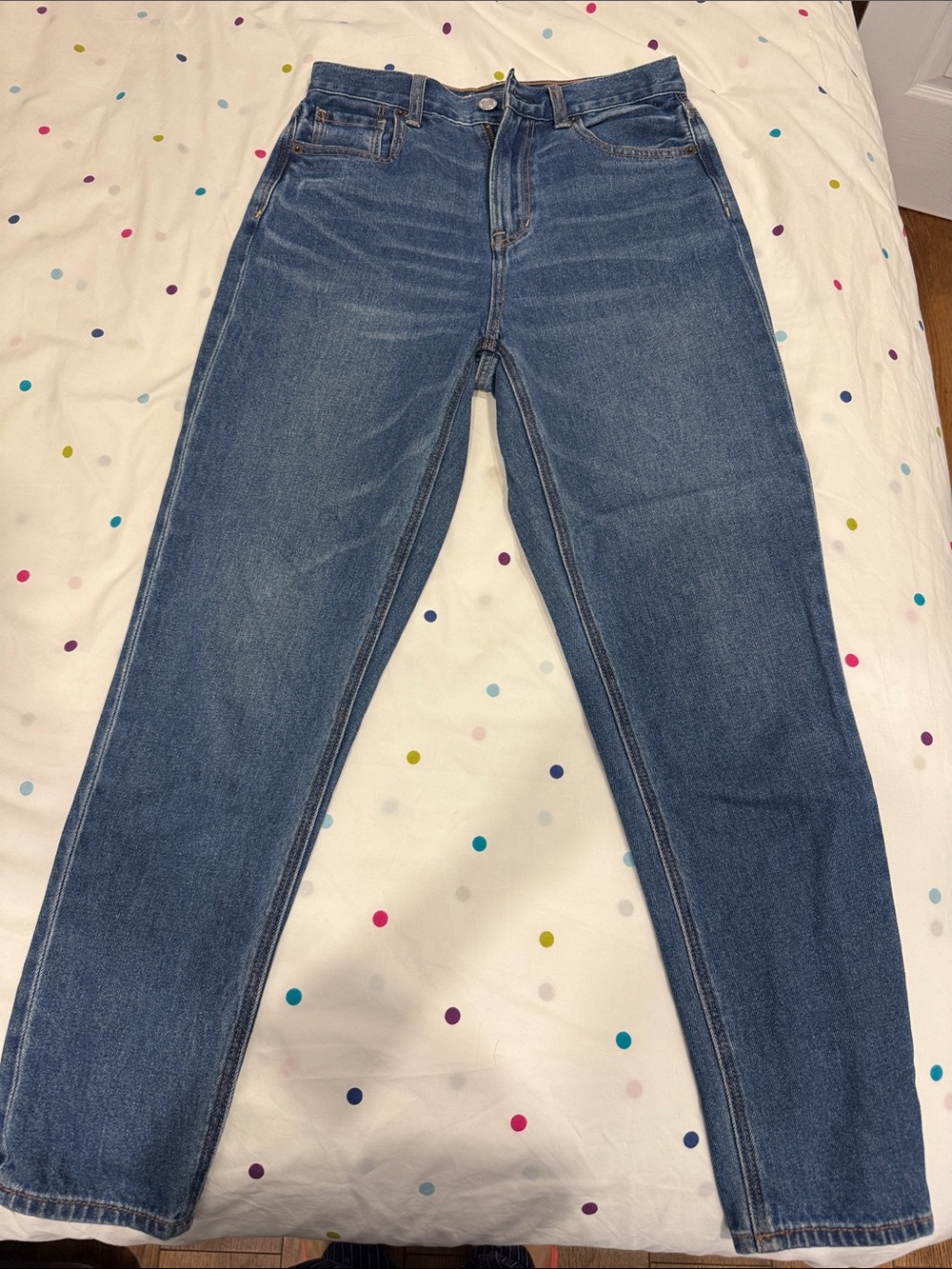 American Eagle Outfitters Medium Blue Mom Jeans Size 0 Short